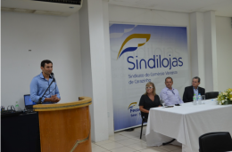 Presidente Daniel em seu pronunciamento 