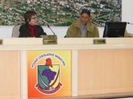 Presidenet Sandra Citolin e o Presidente da UACC Afonso Rodrigues da Silva